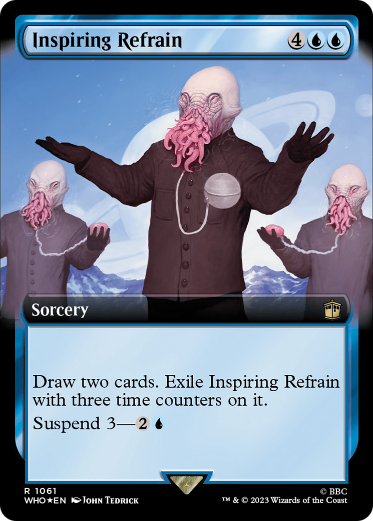 Inspiring Refrain (Extended Art) (Surge Foil) [Doctor Who] | Galaxy Games LLC