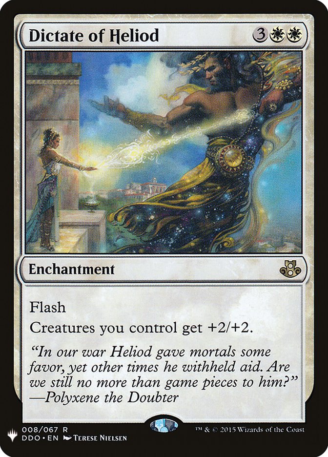 Dictate of Heliod [Mystery Booster] | Galaxy Games LLC