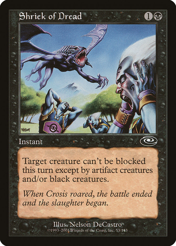 Shriek of Dread [Planeshift] | Galaxy Games LLC