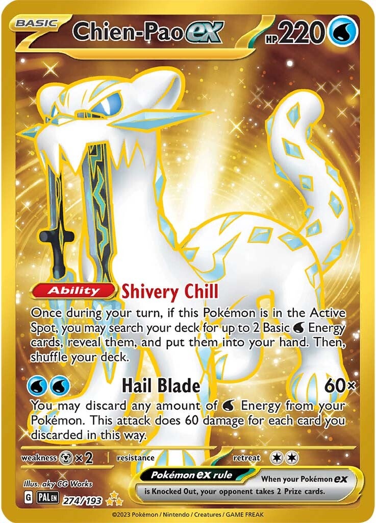 Chien-Pao ex (274/193) [Scarlet & Violet: Paldea Evolved] | Galaxy Games LLC