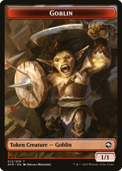 Clue // Goblin Double-Sided Token [Dungeons & Dragons: Adventures in the Forgotten Realms Commander Tokens] | Galaxy Games LLC