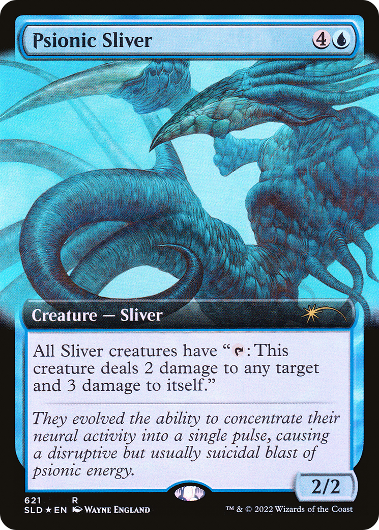 Psionic Sliver (Extended Art) [Secret Lair Drop Promos] | Galaxy Games LLC