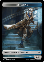 Detective // Human Double-Sided Token [Murders at Karlov Manor Tokens] | Galaxy Games LLC
