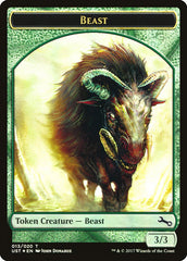 Beast // Beast Double-Sided Token [Unstable Tokens] | Galaxy Games LLC