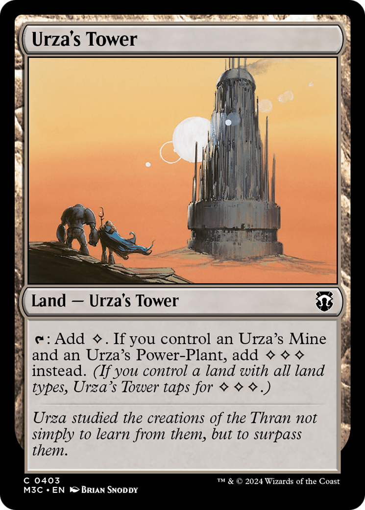 Urza's Tower (Ripple Foil) [Modern Horizons 3 Commander] | Galaxy Games LLC