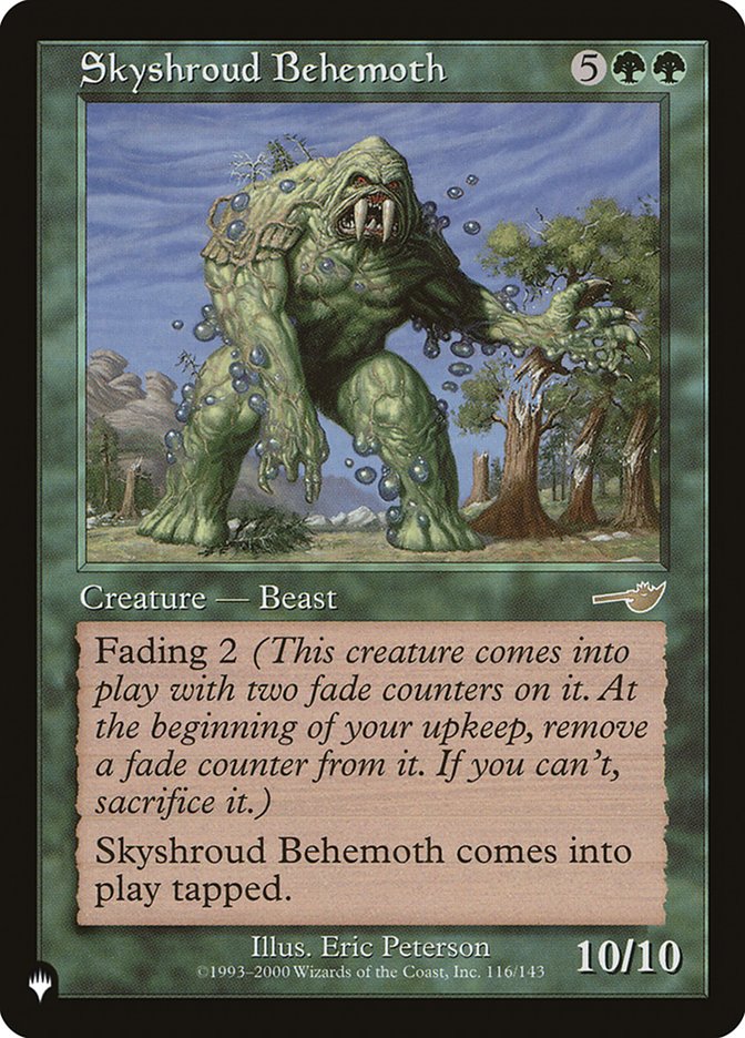 Skyshroud Behemoth [The List] | Galaxy Games LLC