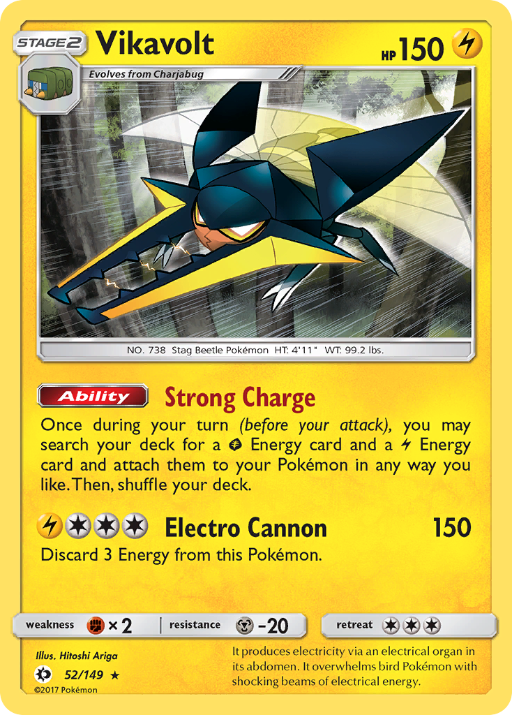 Vikavolt (52/149) [Sun & Moon: Base Set] | Galaxy Games LLC