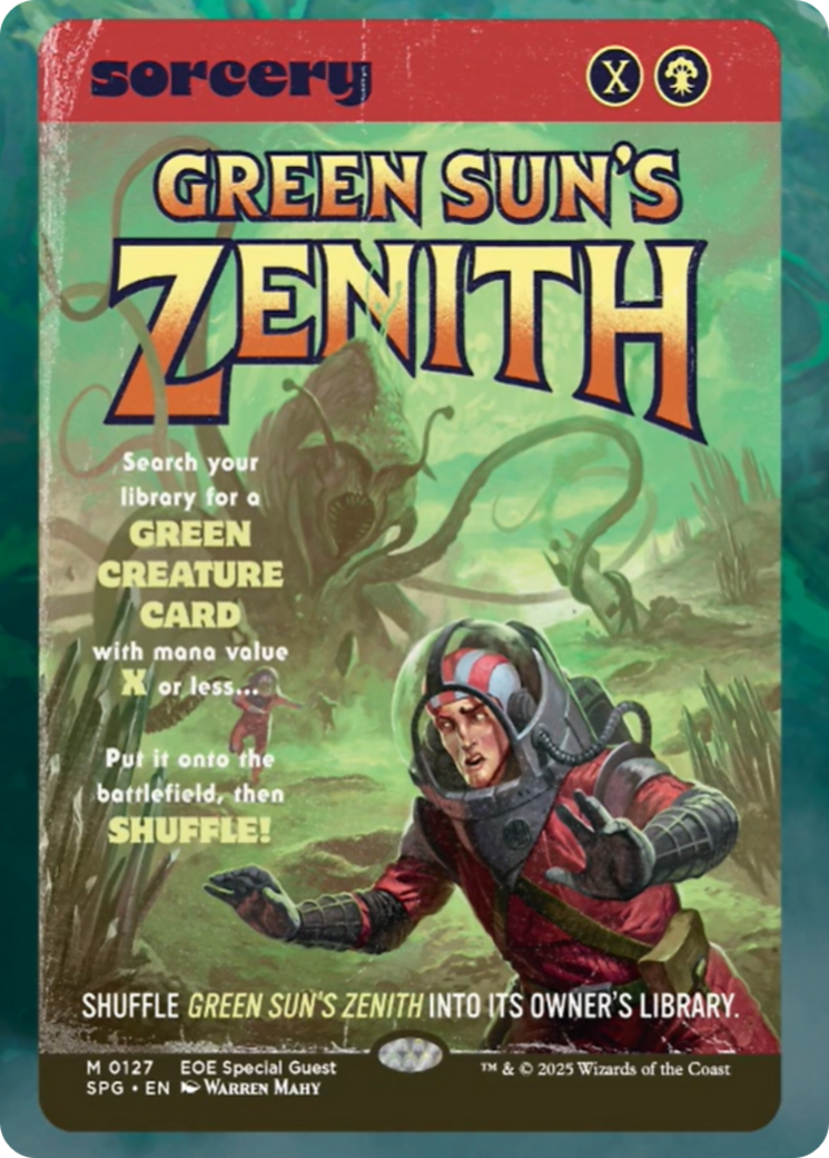 Green Sun's Zenith (Showcase) [Edge of Eternities Special Guests] | Galaxy Games LLC