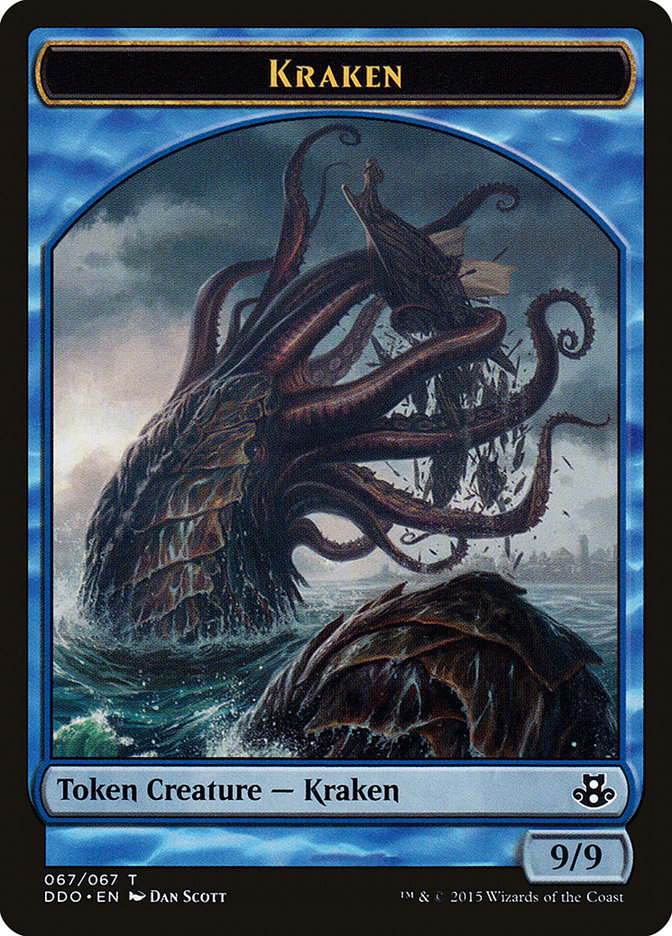 Kraken Token [Duel Decks: Elspeth vs. Kiora] | Galaxy Games LLC