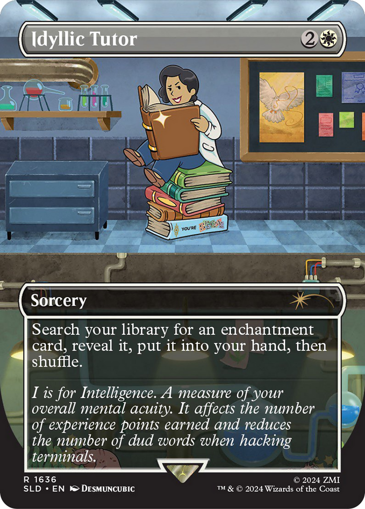 Idyllic Tutor (1636) (Rainbow Foil) [Secret Lair Drop Series] | Galaxy Games LLC