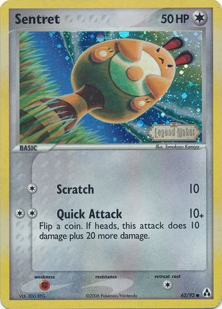 Sentret (62/92) (Stamped) [EX: Legend Maker] | Galaxy Games LLC