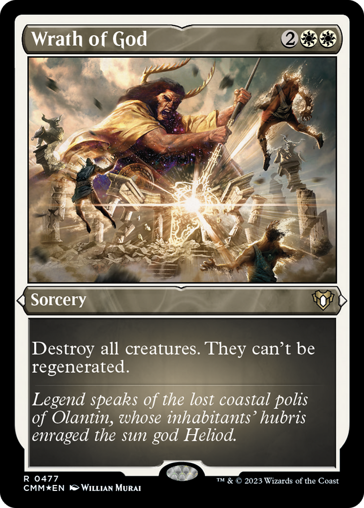 Wrath of God (Foil Etched) [Commander Masters] | Galaxy Games LLC