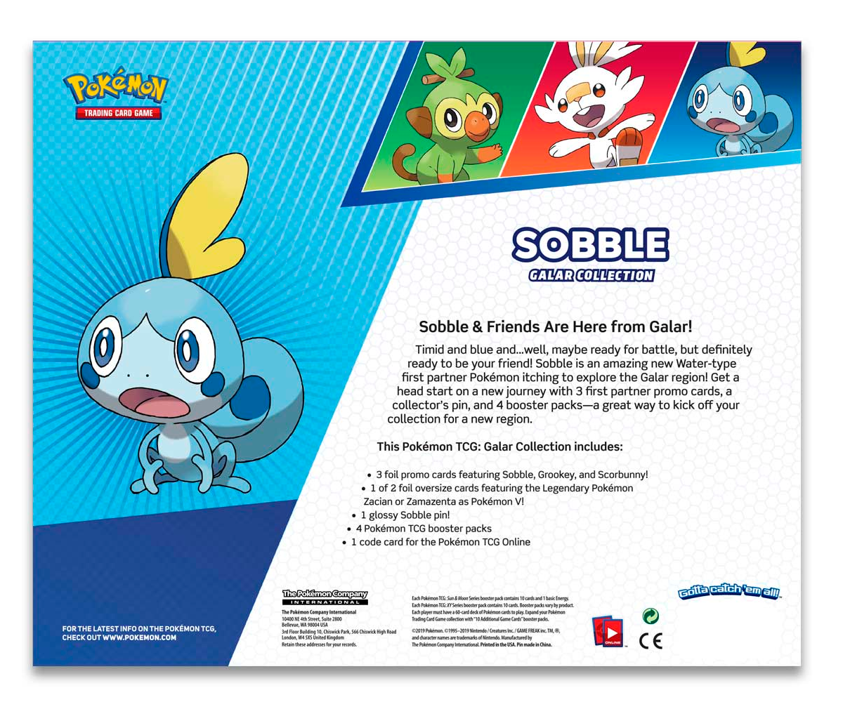 Galar Collection (Sobble/Zacian) | Galaxy Games LLC