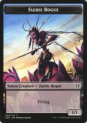 Faerie Rogue // Thopter Double-Sided Token [Zendikar Rising Commander Tokens] | Galaxy Games LLC