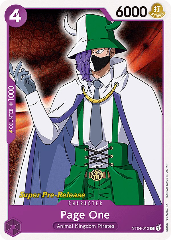 Page One [Super Pre-Release Starter Deck: Animal Kingdom Pirates] | Galaxy Games LLC