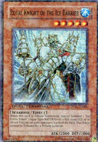 Royal Knight of the Ice Barrier [DT01-EN065] Super Rare | Galaxy Games LLC