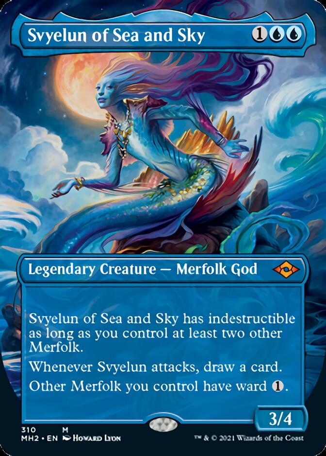 Svyelun of Sea and Sky (Borderless Alternate Art) [Modern Horizons 2] | Galaxy Games LLC