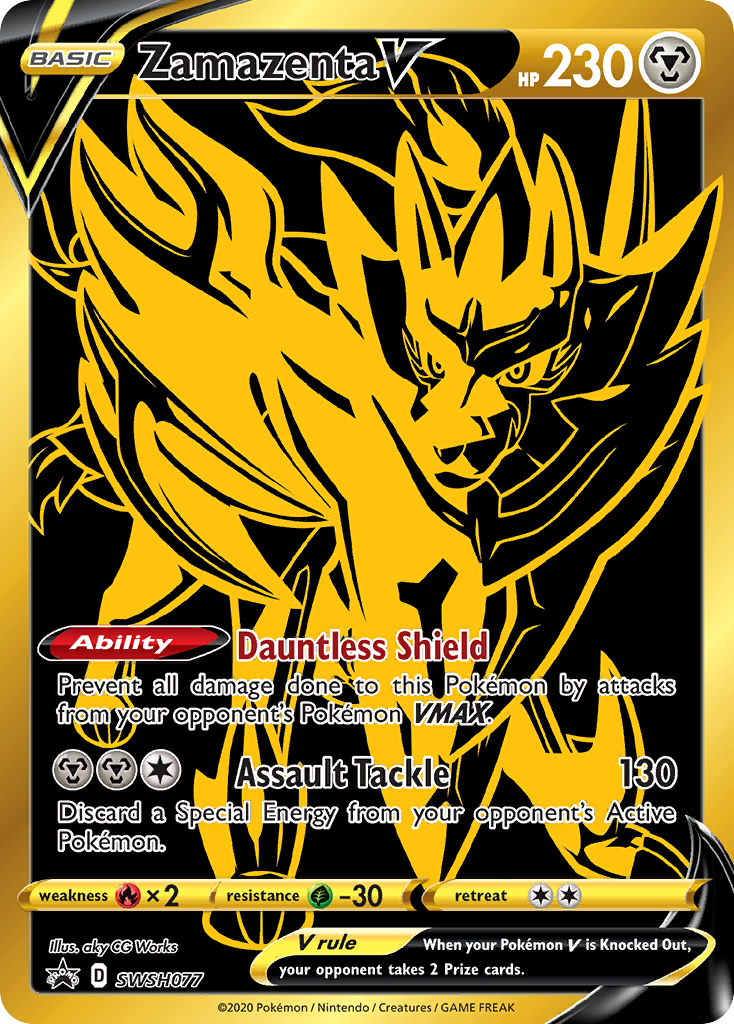 Zamazenta V (SWSH077) [Sword & Shield: Black Star Promos] | Galaxy Games LLC