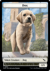 Detective // Dog Double-Sided Token [Murders at Karlov Manor Tokens] | Galaxy Games LLC