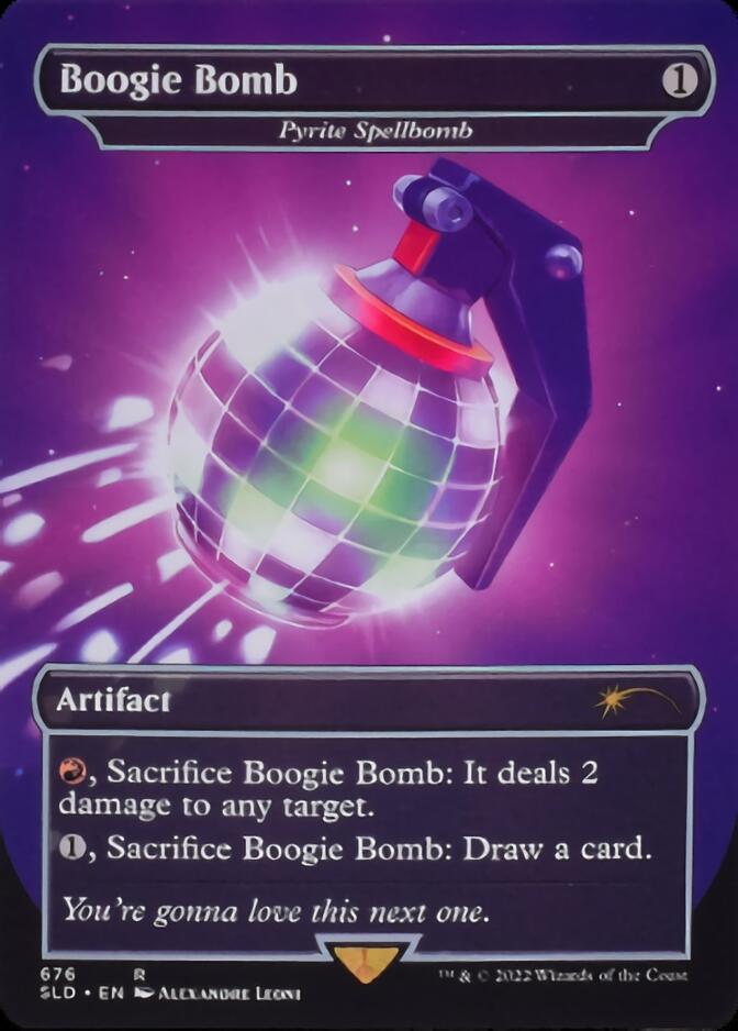 Pyrite Spellbomb - Boogie Bomb (Borderless) [Secret Lair Drop Promos] | Galaxy Games LLC