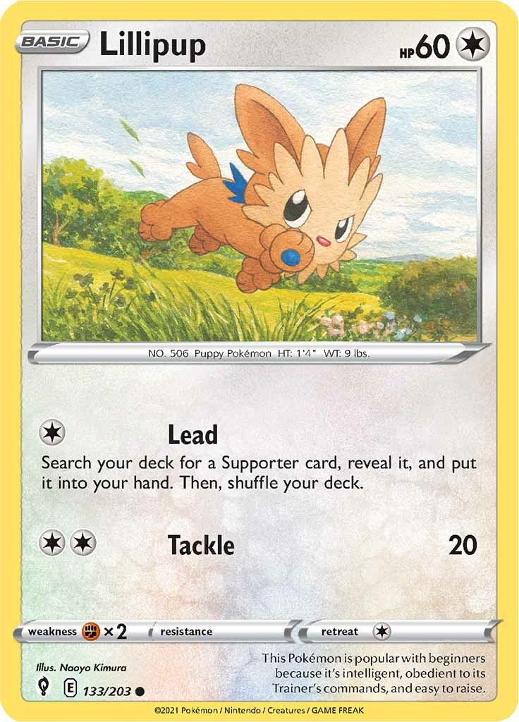 Lillipup (133/203) [Sword & Shield: Evolving Skies] | Galaxy Games LLC