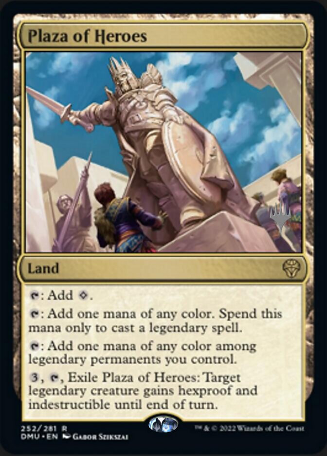 Plaza of Heroes (Promo Pack) [Dominaria United Promos] | Galaxy Games LLC