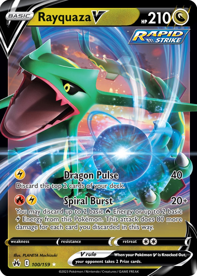 Rayquaza V 100/159 (Jumbo Card) [Sword & Shield: Evolving Skies] | Galaxy Games LLC