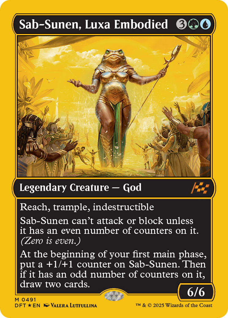 Sab-Sunen, Luxa Embodied (First-Place Foil) [Aetherdrift] | Galaxy Games LLC