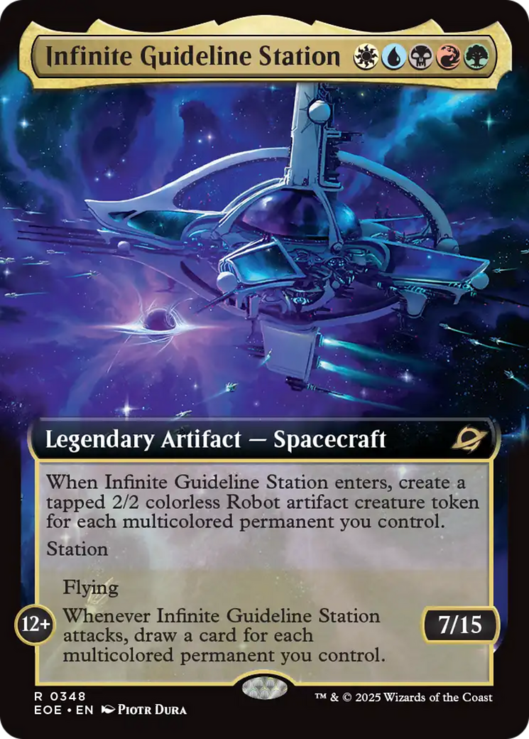 Infinite Guideline Station (Extended Art) [Edge of Eternities] | Galaxy Games LLC