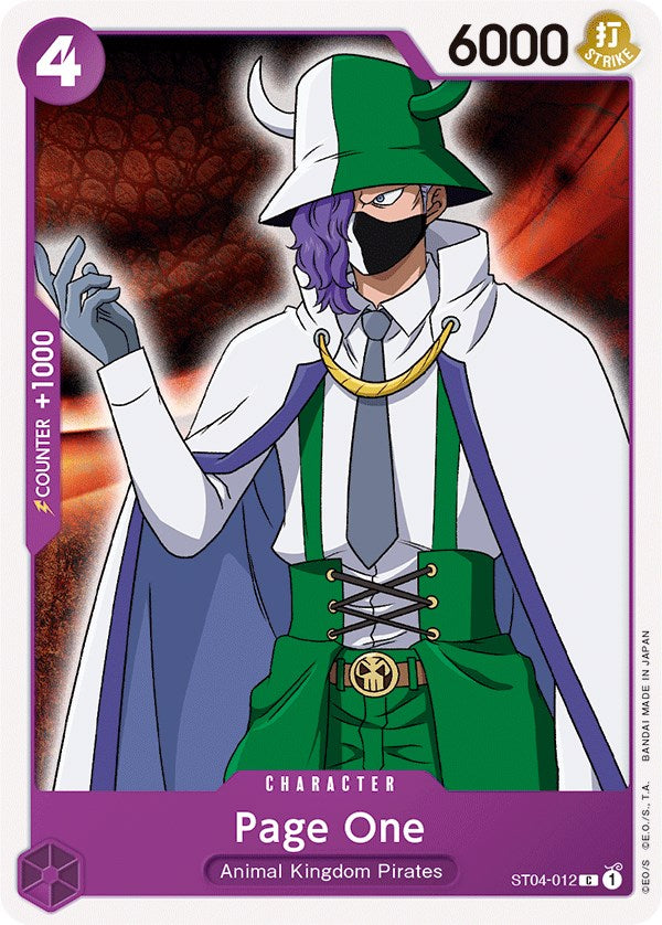 Page One [Starter Deck: Animal Kingdom Pirates] | Galaxy Games LLC