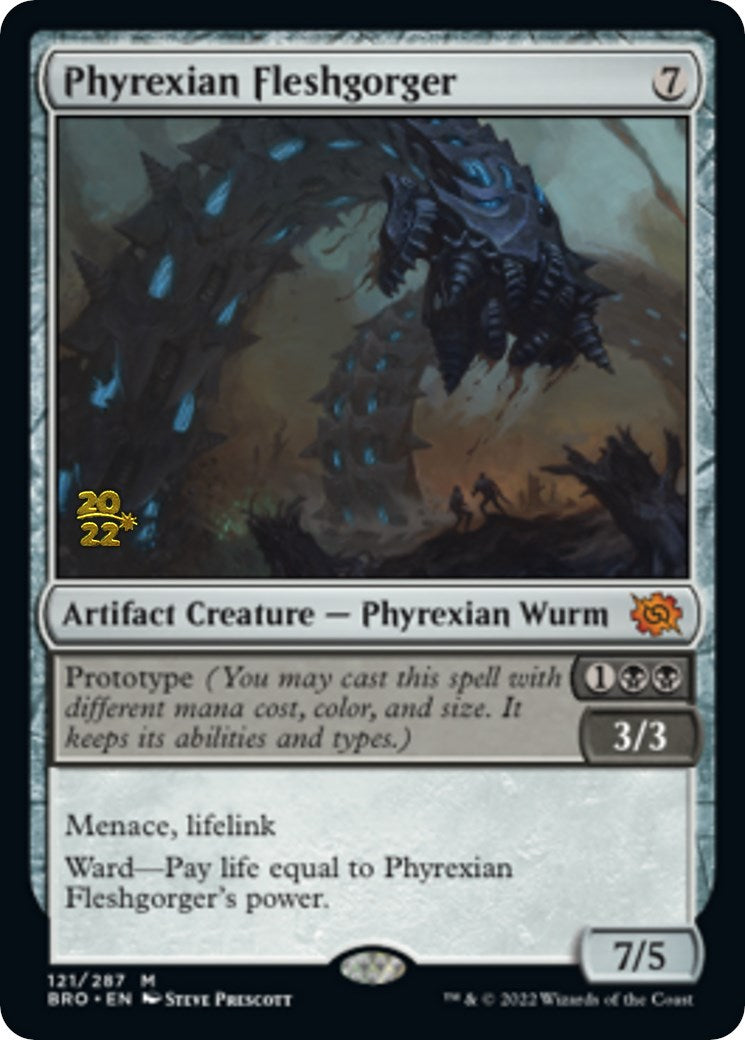 Phyrexian Fleshgorger [The Brothers' War Prerelease Promos] | Galaxy Games LLC