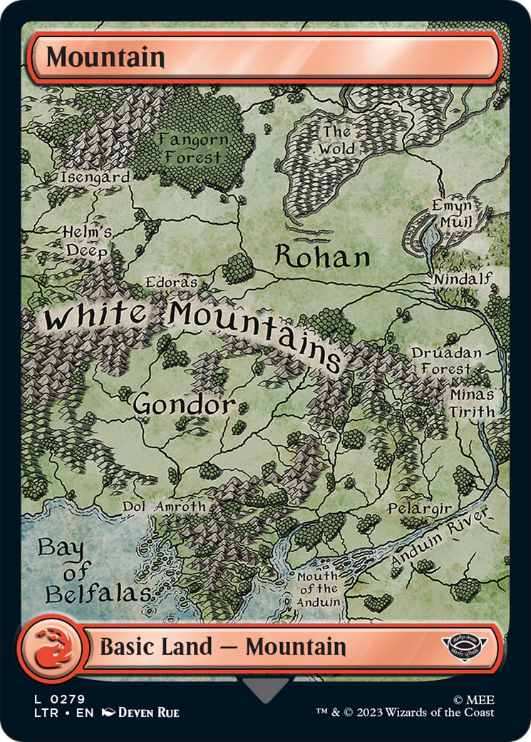 Mountain (279) [The Lord of the Rings: Tales of Middle-Earth] | Galaxy Games LLC