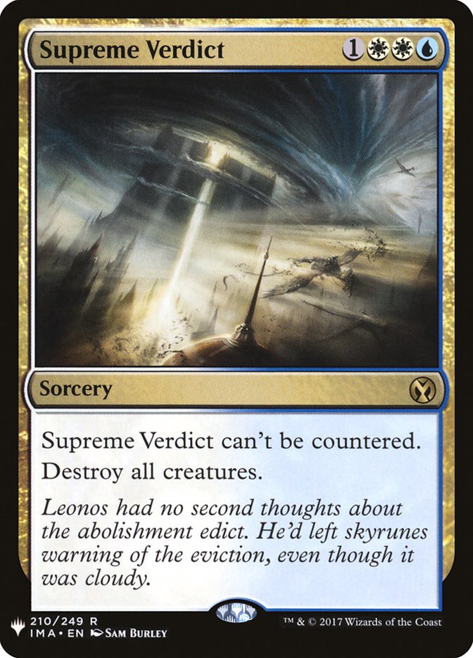 Supreme Verdict [Mystery Booster] | Galaxy Games LLC