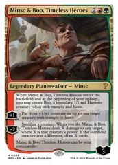 Minsc & Boo, Timeless Heroes (White Border) [Mystery Booster 2] | Galaxy Games LLC