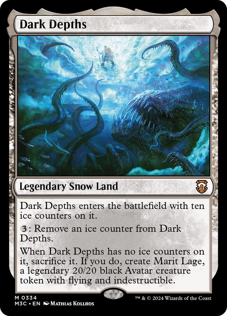 Dark Depths (Ripple Foil) [Modern Horizons 3 Commander] | Galaxy Games LLC