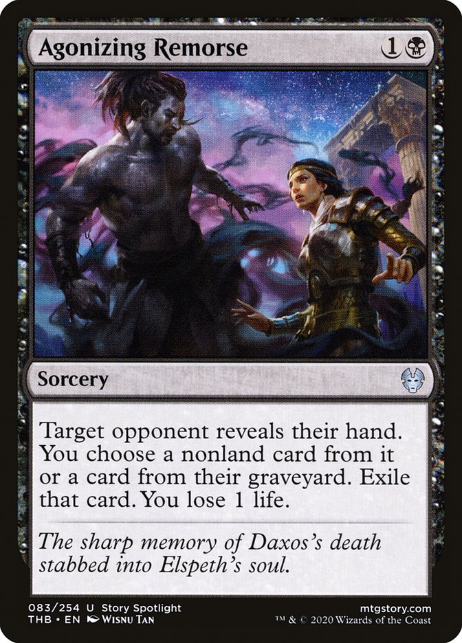 Agonizing Remorse [Theros Beyond Death] | Galaxy Games LLC