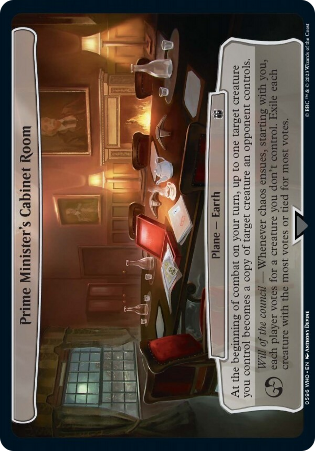 Prime Minister's Cabinet Room [Doctor Who] | Galaxy Games LLC