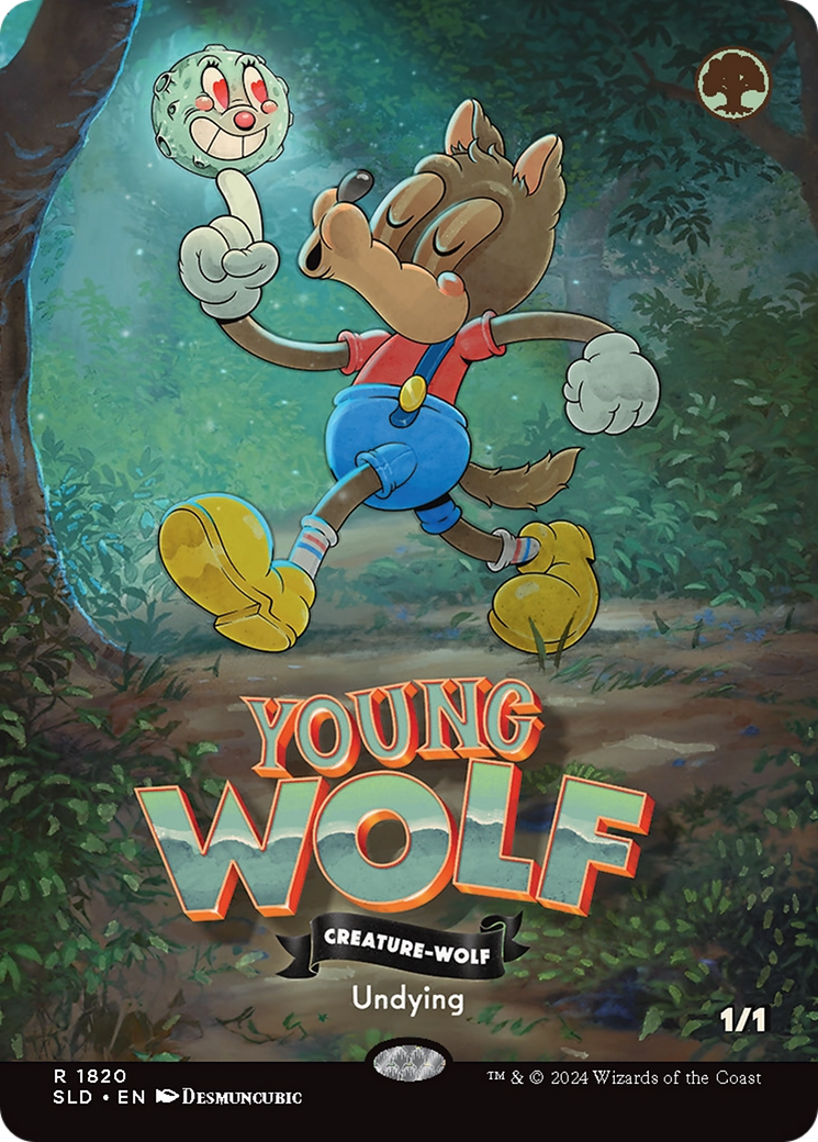 Young Wolf (Rainbow Foil) [Secret Lair Drop Series] | Galaxy Games LLC