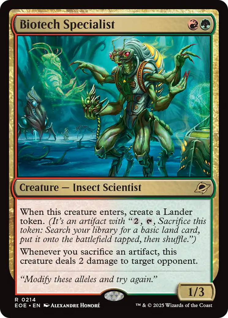 Biotech Specialist [Edge of Eternities] | Galaxy Games LLC