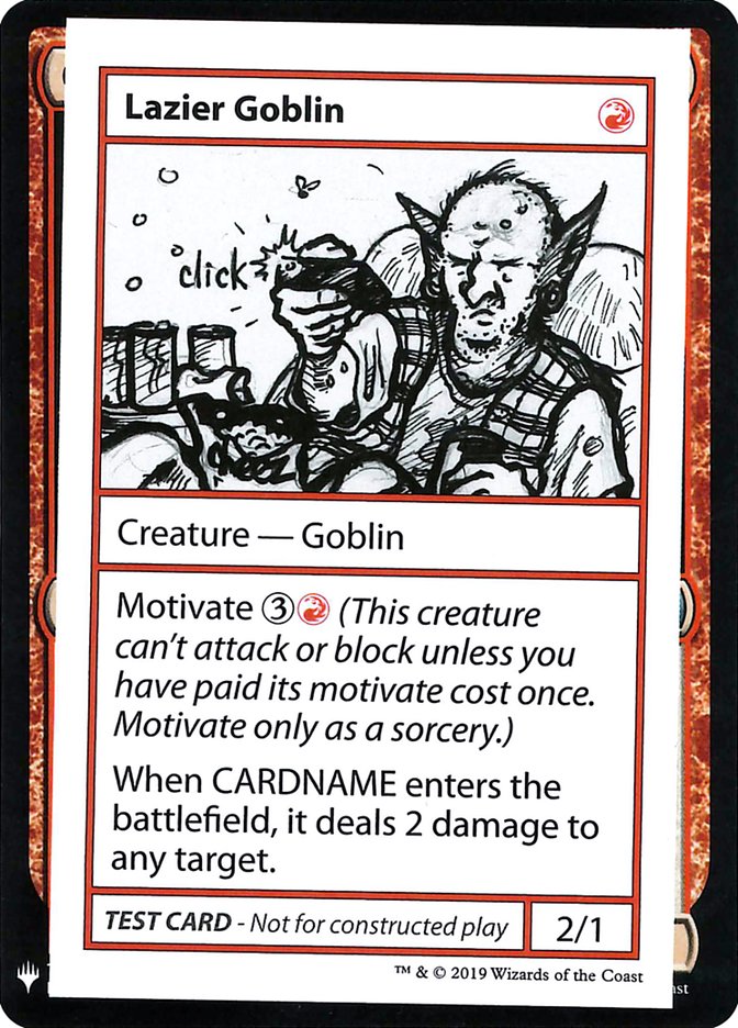 Lazier Goblin [Mystery Booster Playtest Cards] | Galaxy Games LLC