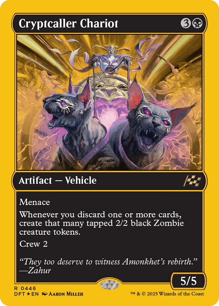 Cryptcaller Chariot (First-Place Foil) [Aetherdrift] | Galaxy Games LLC