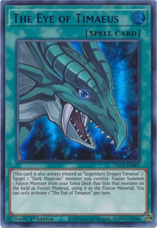 The Eye of Timaeus (Blue) [DLCS-EN007] Ultra Rare | Galaxy Games LLC