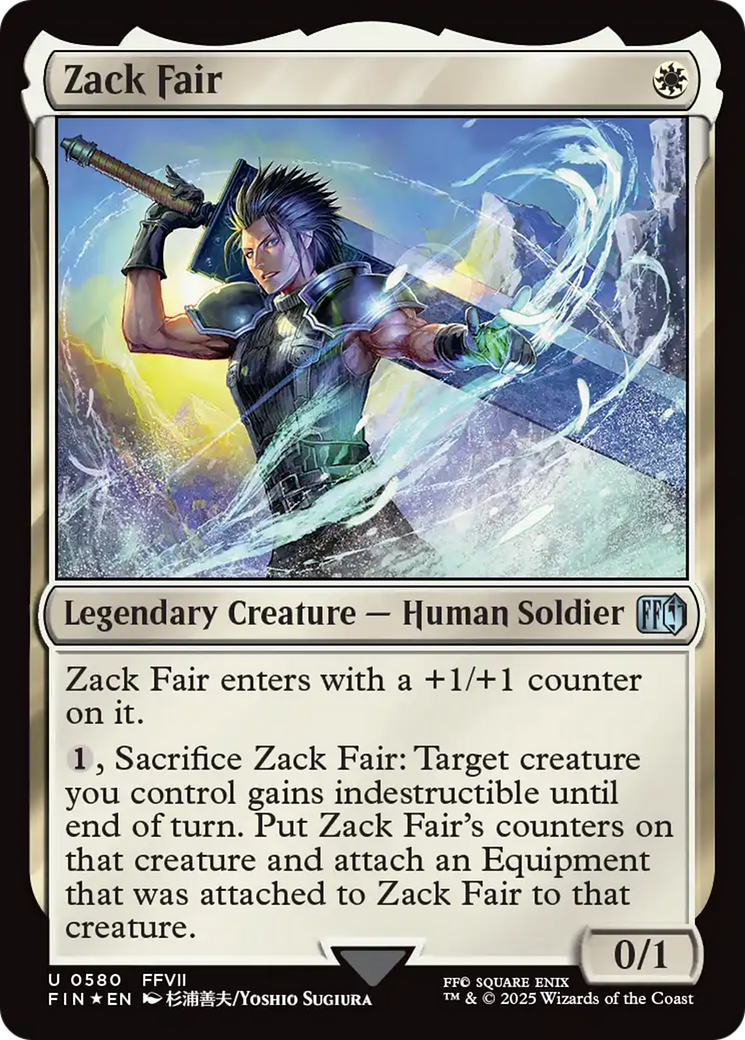 Zack Fair (Surge Foil) [FINAL FANTASY] | Galaxy Games LLC