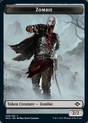 Treasure (21) // Zombie Double-Sided Token [Modern Horizons 2 Tokens] | Galaxy Games LLC