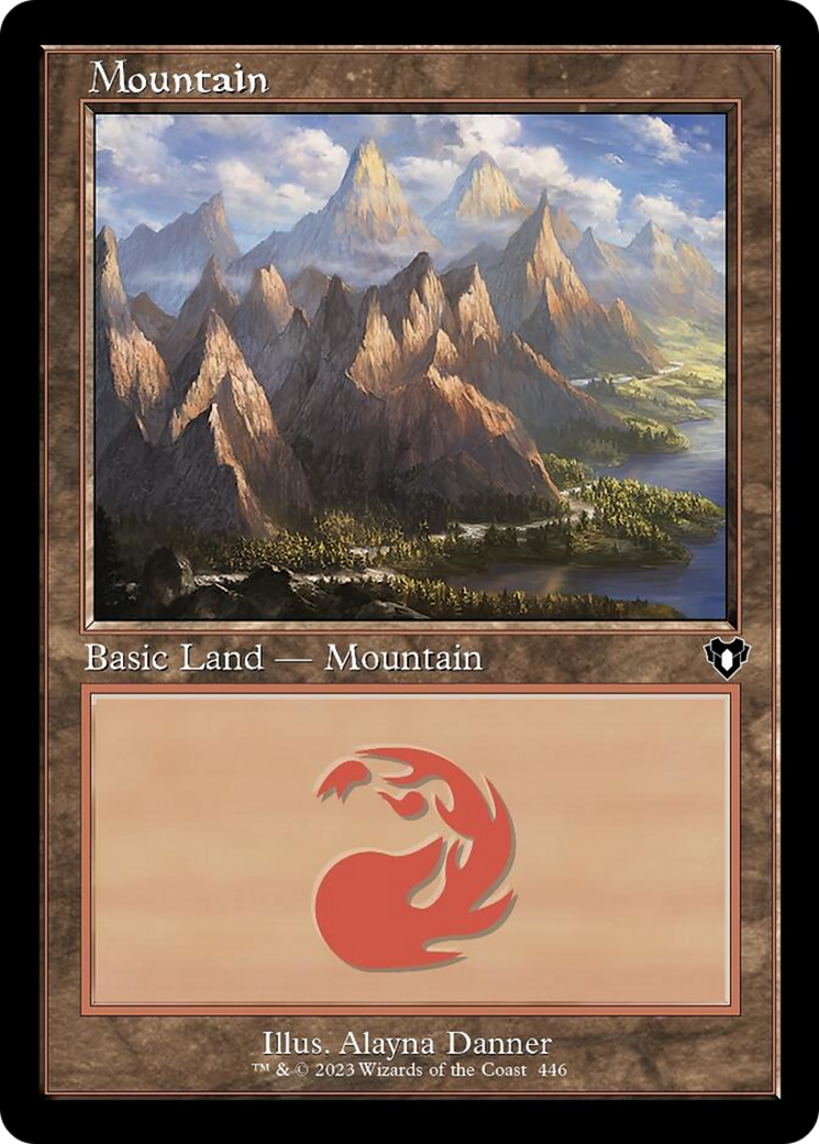 Mountain (446) (Retro) [Commander Masters] | Galaxy Games LLC