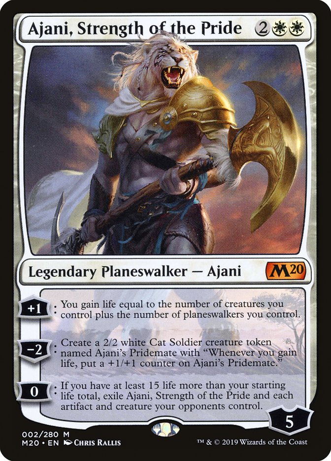 Ajani, Strength of the Pride [Core Set 2020] | Galaxy Games LLC