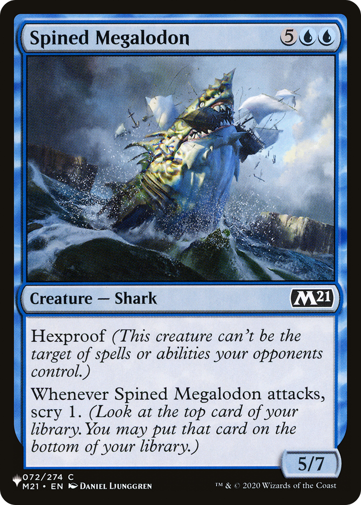 Spined Megalodon [The List] | Galaxy Games LLC