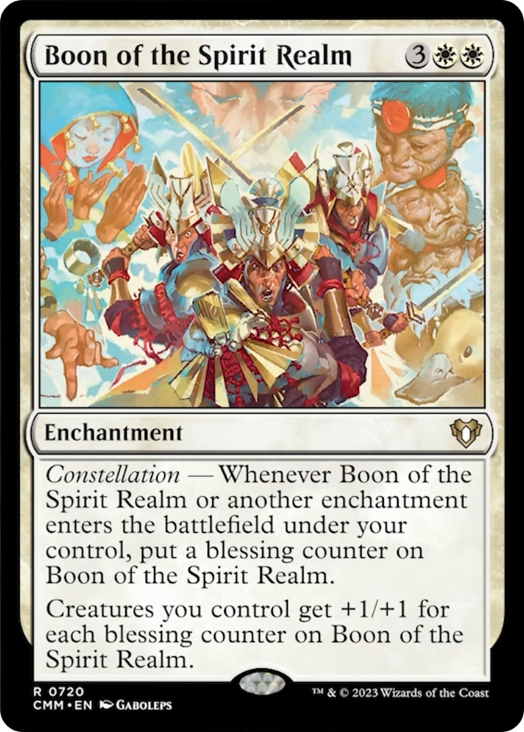 Boon of the Spirit Realm [Commander Masters] | Galaxy Games LLC