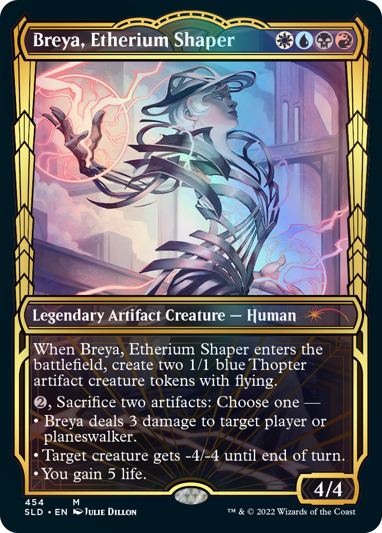 Breya, Etherium Shaper (Showcase Gilded Foil) [Secret Lair Drop Series] | Galaxy Games LLC