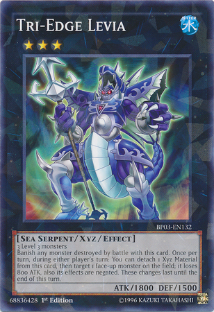 Tri-Edge Levia [BP03-EN132] Shatterfoil Rare | Galaxy Games LLC